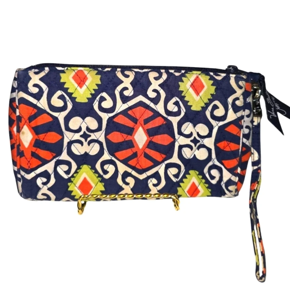 Vera Bradley Boho Eccentric Quilted Wristlet
